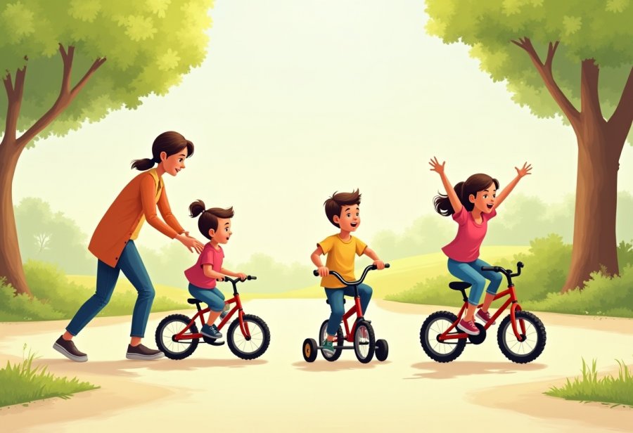 Celebrate Childhood Independence Through the Joy of Learning to Ride a Bike